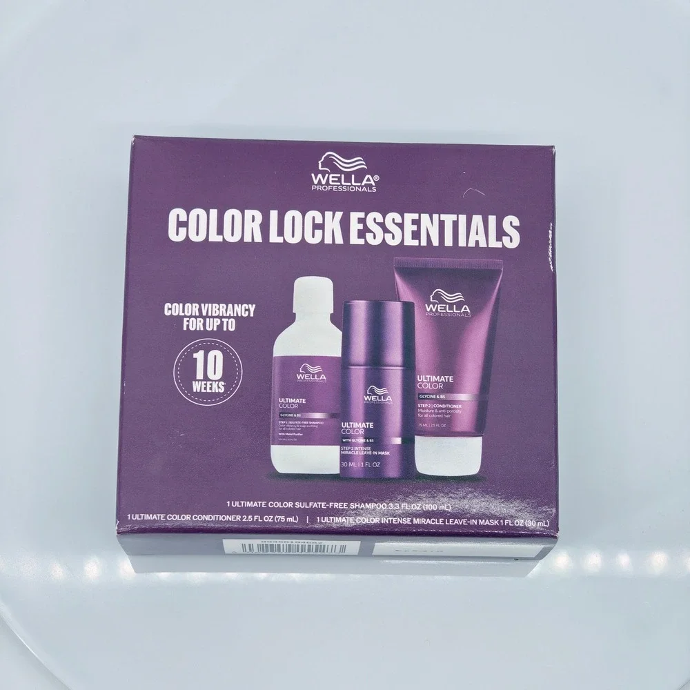 Wella Professionals Color Lock Essentials Ultimate Color 3 Piece Hair Care Set